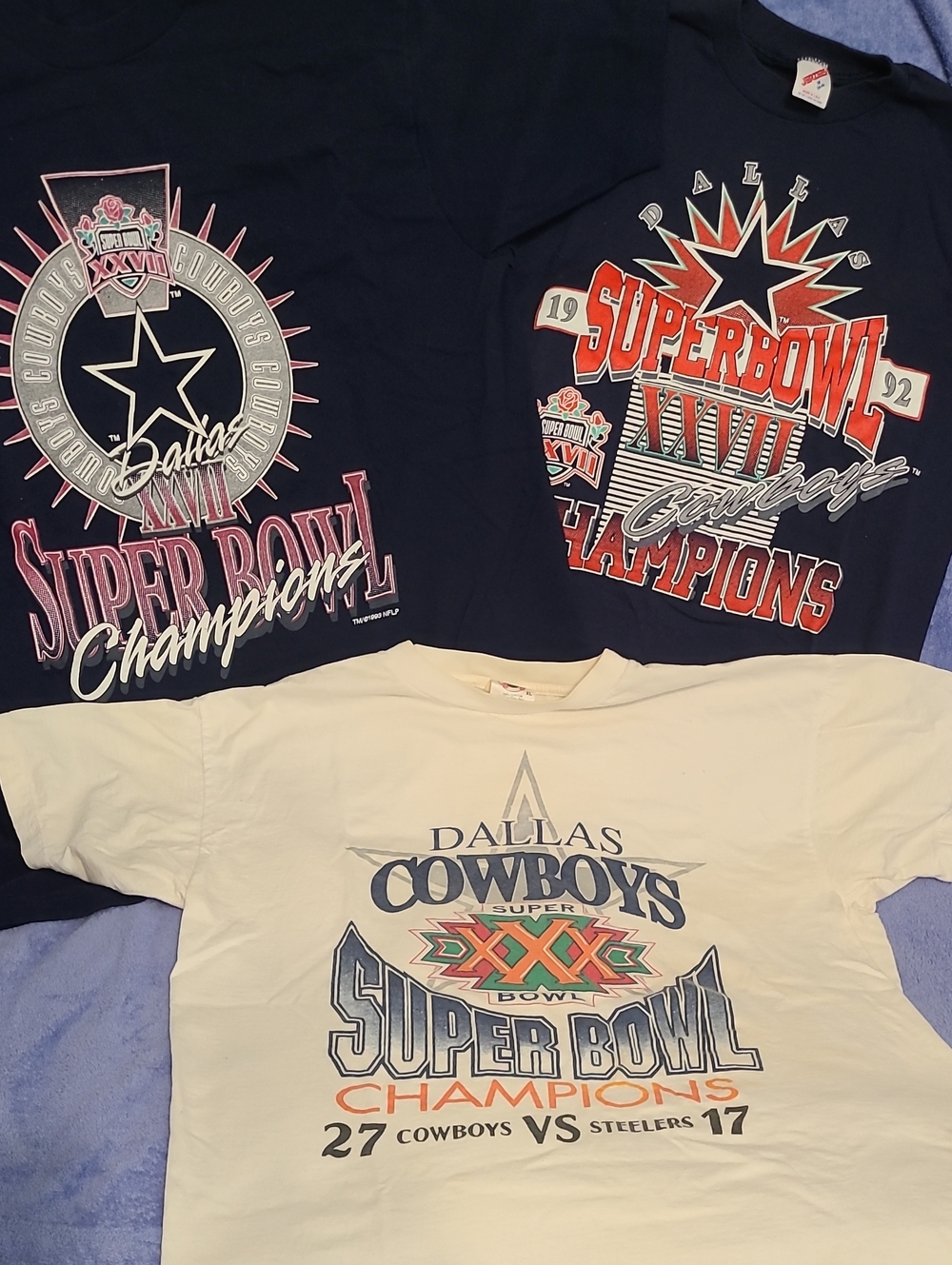 Vintage Pack Of Dallas Cowboys T Shirts